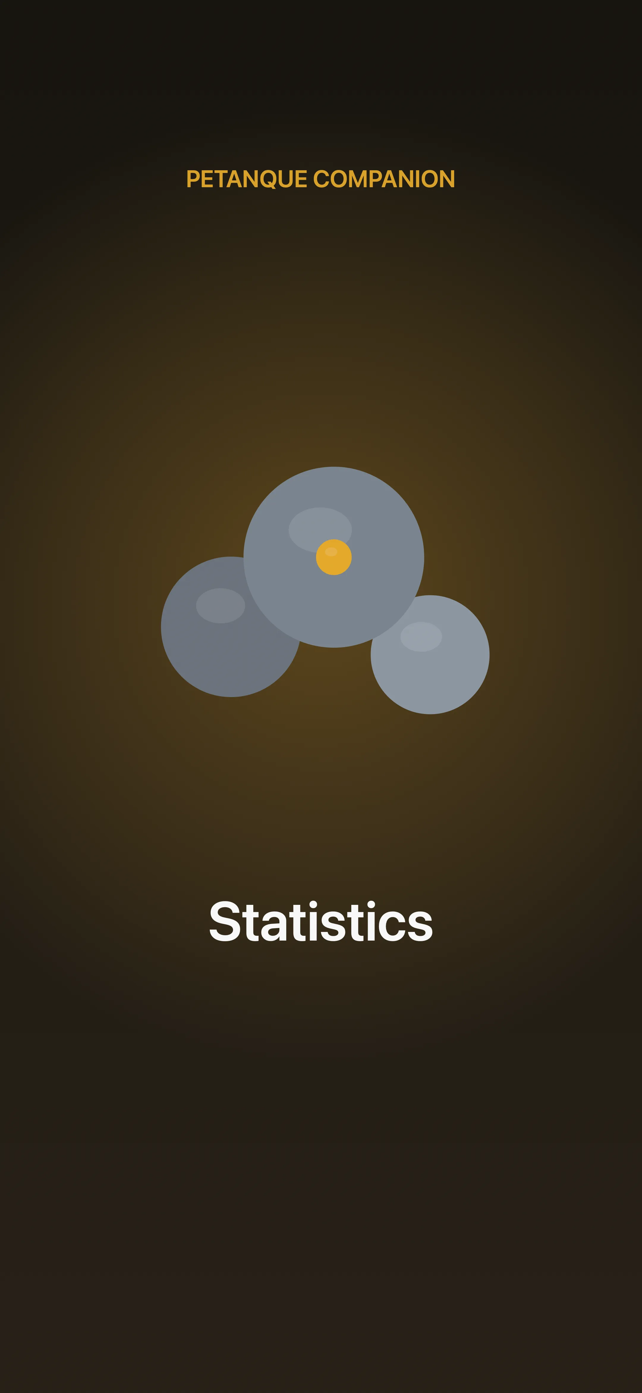 Petanque Companion statistics